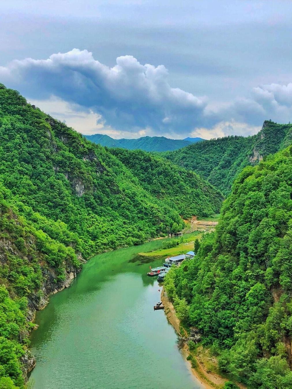 卢氏三门峡双龙湾景区图片