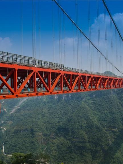 矮寨大桥风景图片