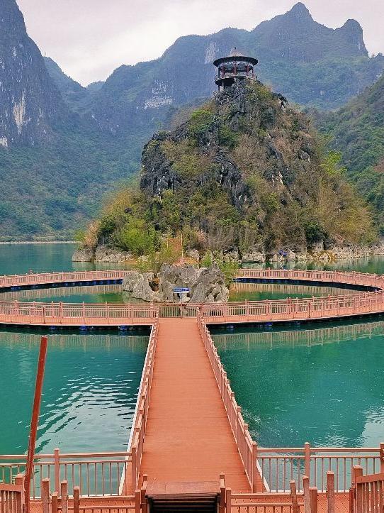 【凌云浩坤湖国家湿地公园】4a景区 地址:广西壮族自治区百色市凌云县