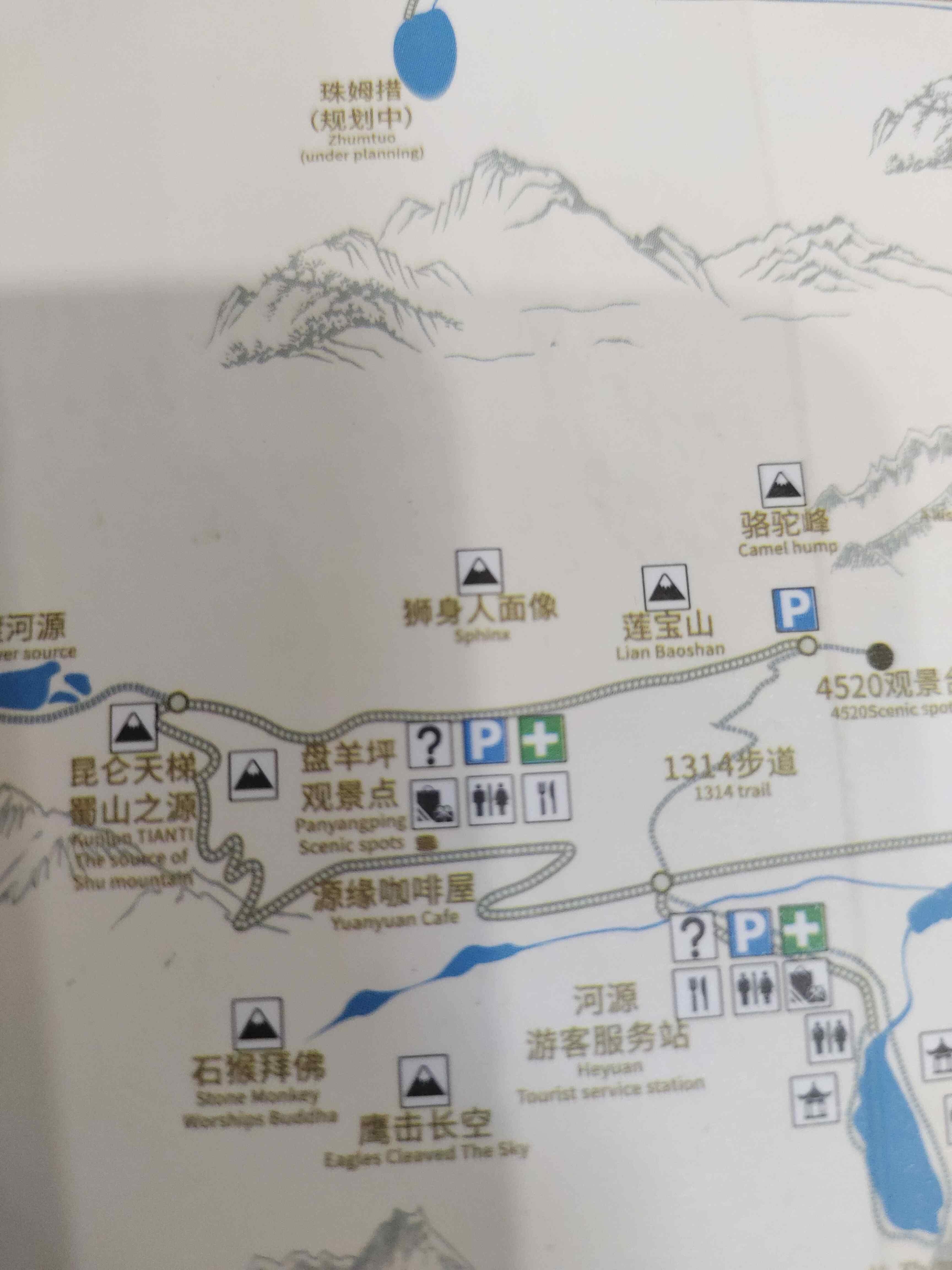 羊岩山景区地图图片