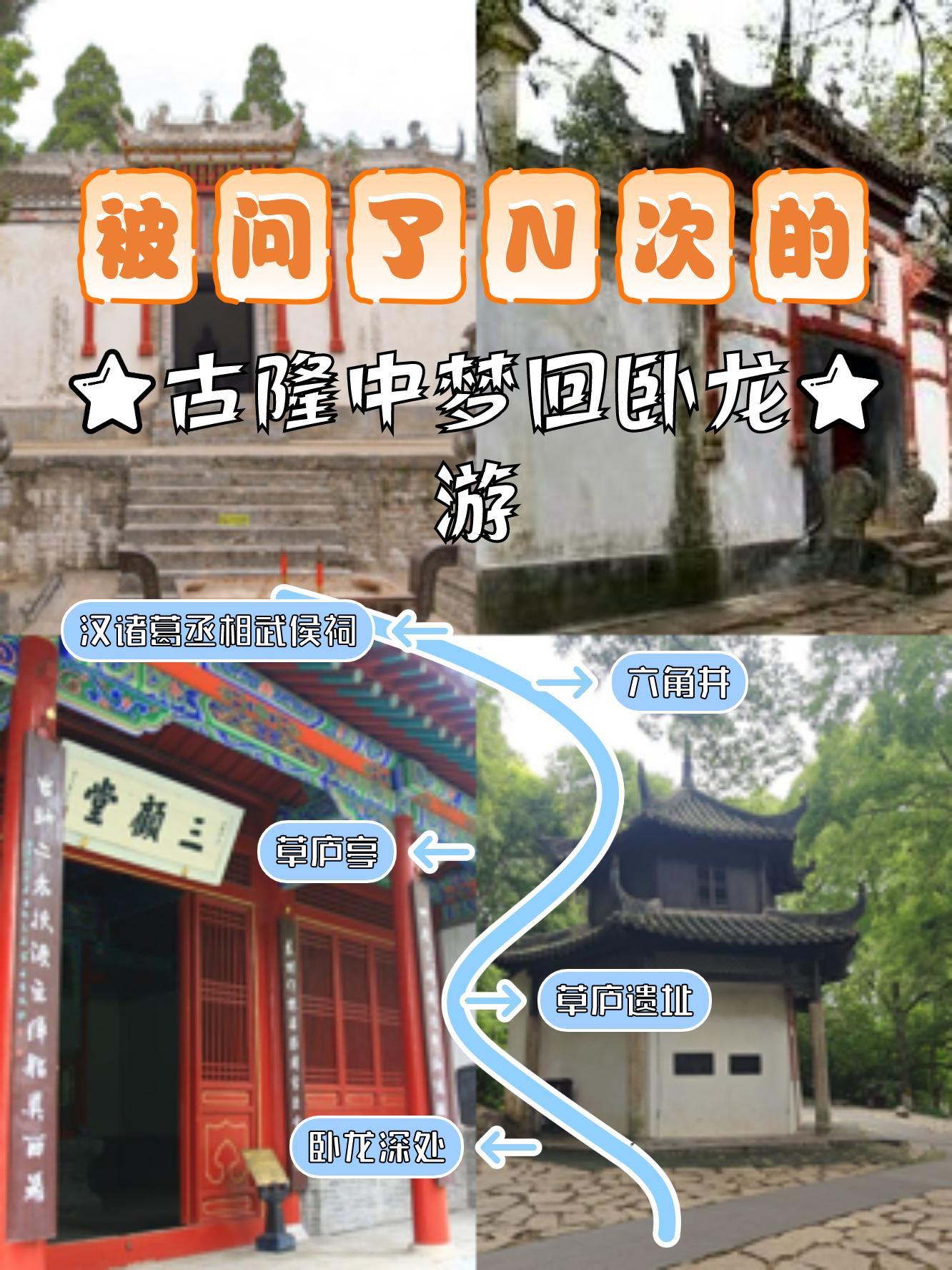 古隆中旅游路线图图片