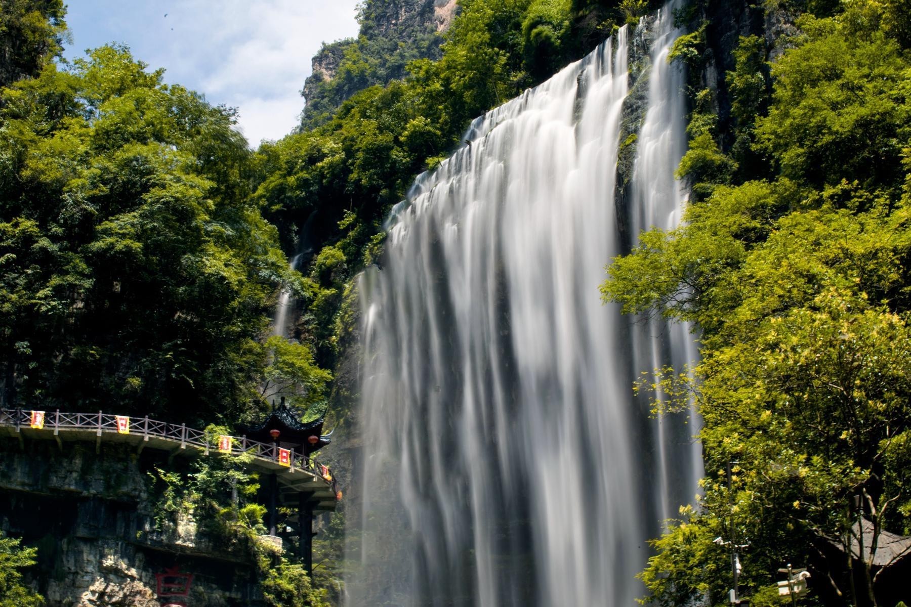 三峡大瀑布景区图片图片