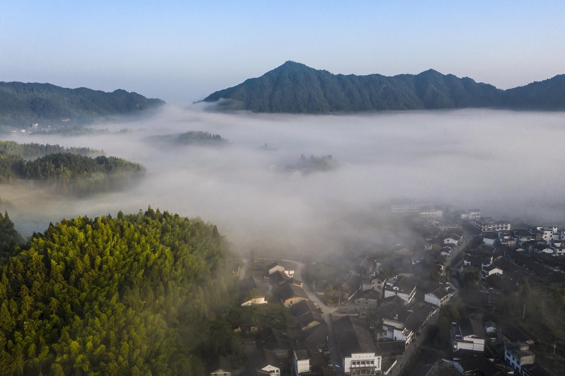 来景宁畲族自治县必看,推荐3个宝藏地～ 1 云中大漈 云中大漈,群山