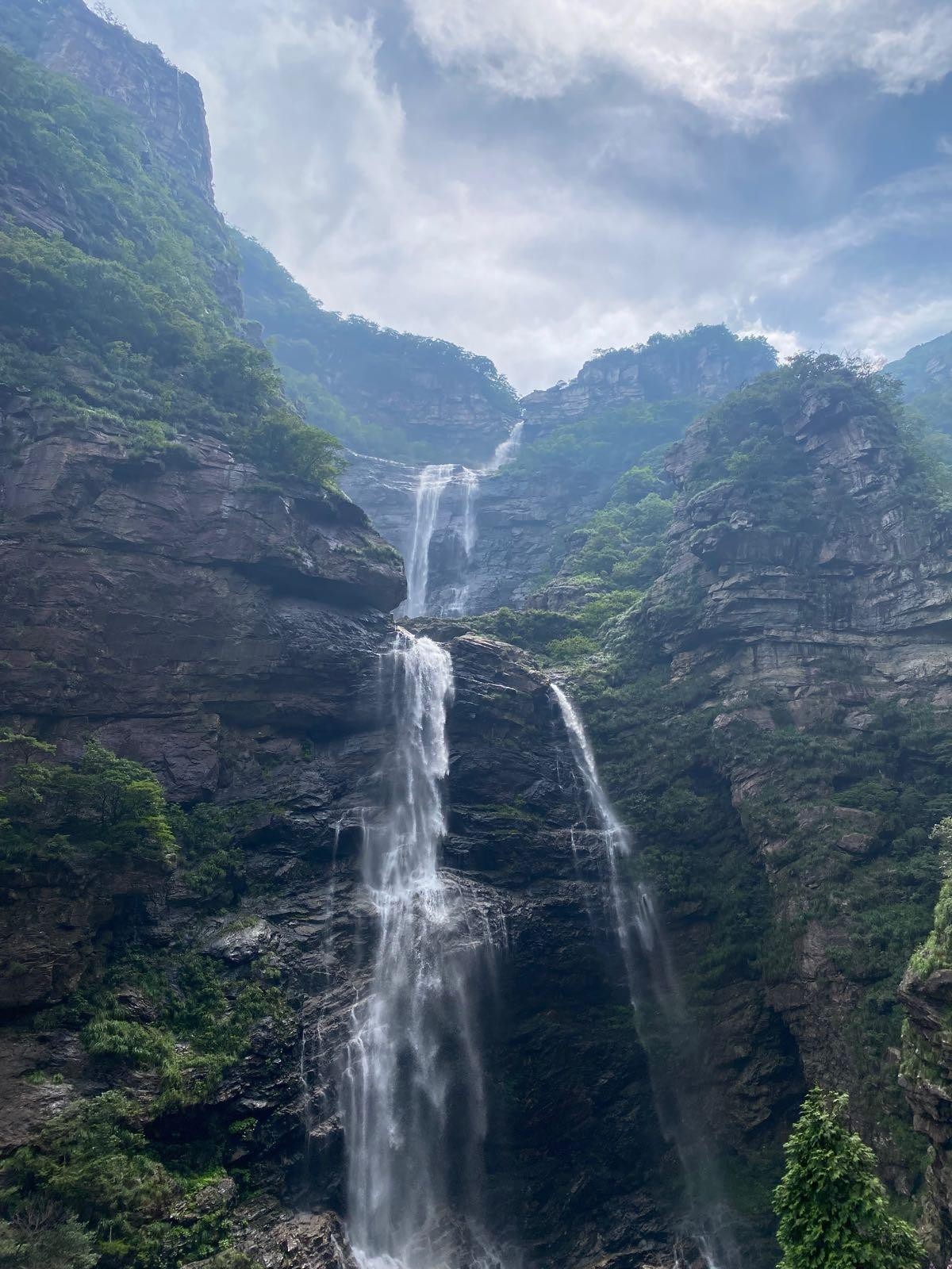 望庐山瀑布风景图片图片