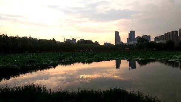 龙泉湖公园,武陟的宝藏景点天空湛蓝,阳光温暖,一起来感受大自然的