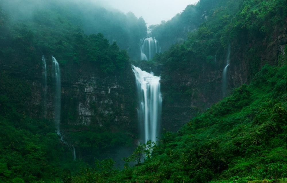 邻水天意谷的风景图片图片