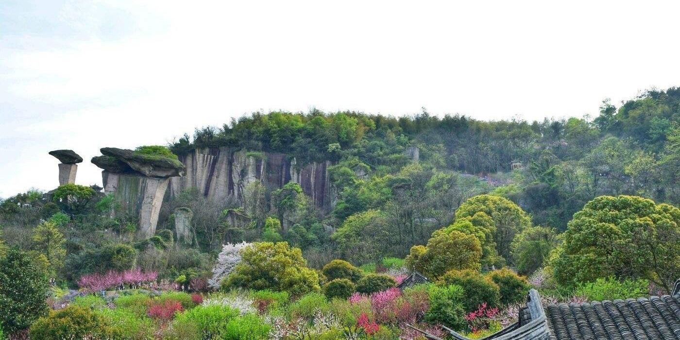 绍兴吼山风景区图片