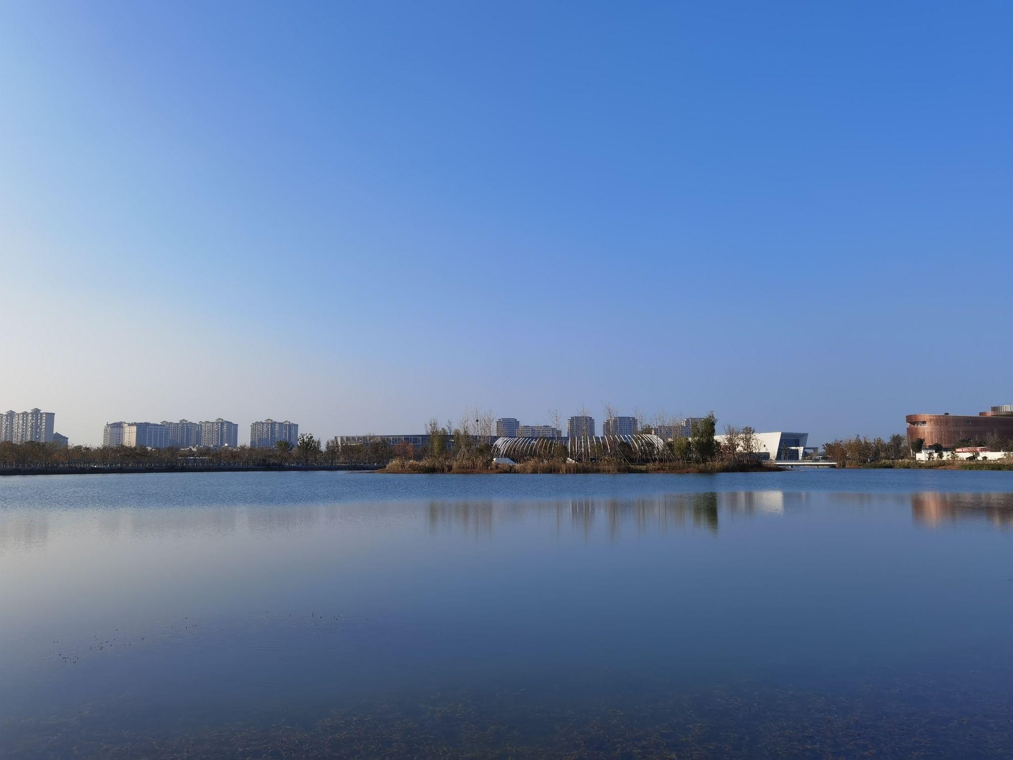 上海之鱼湖心岛公园图片