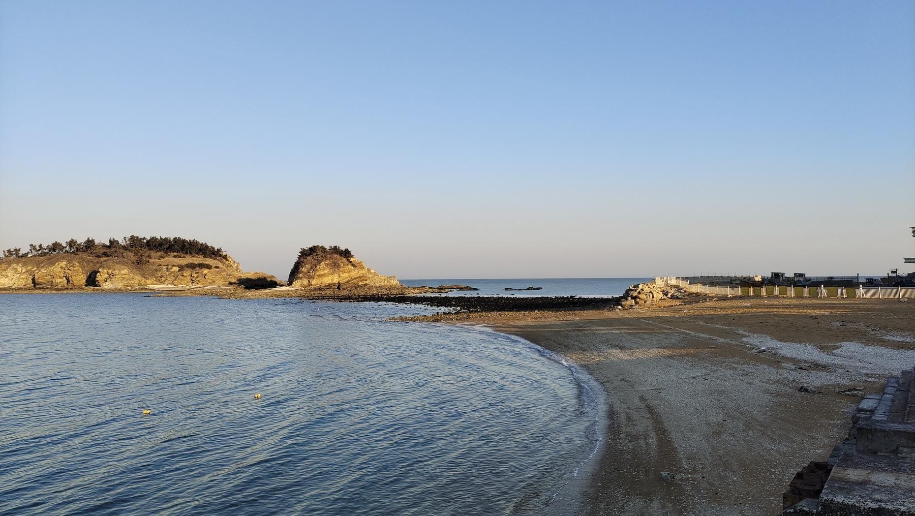 威海小石岛赶海公园图片