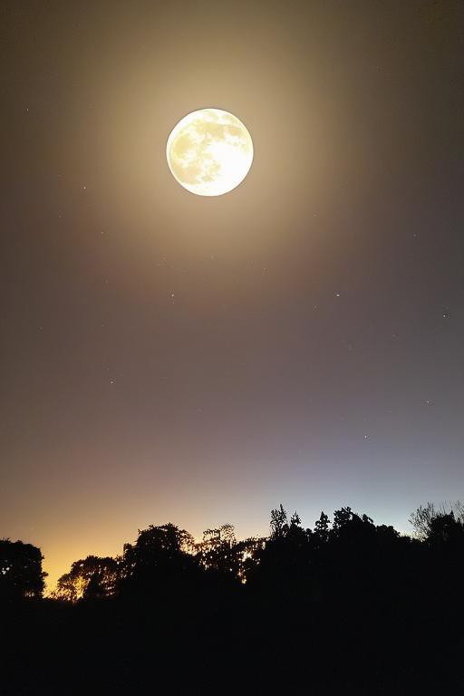 明月夜景图片大全图片