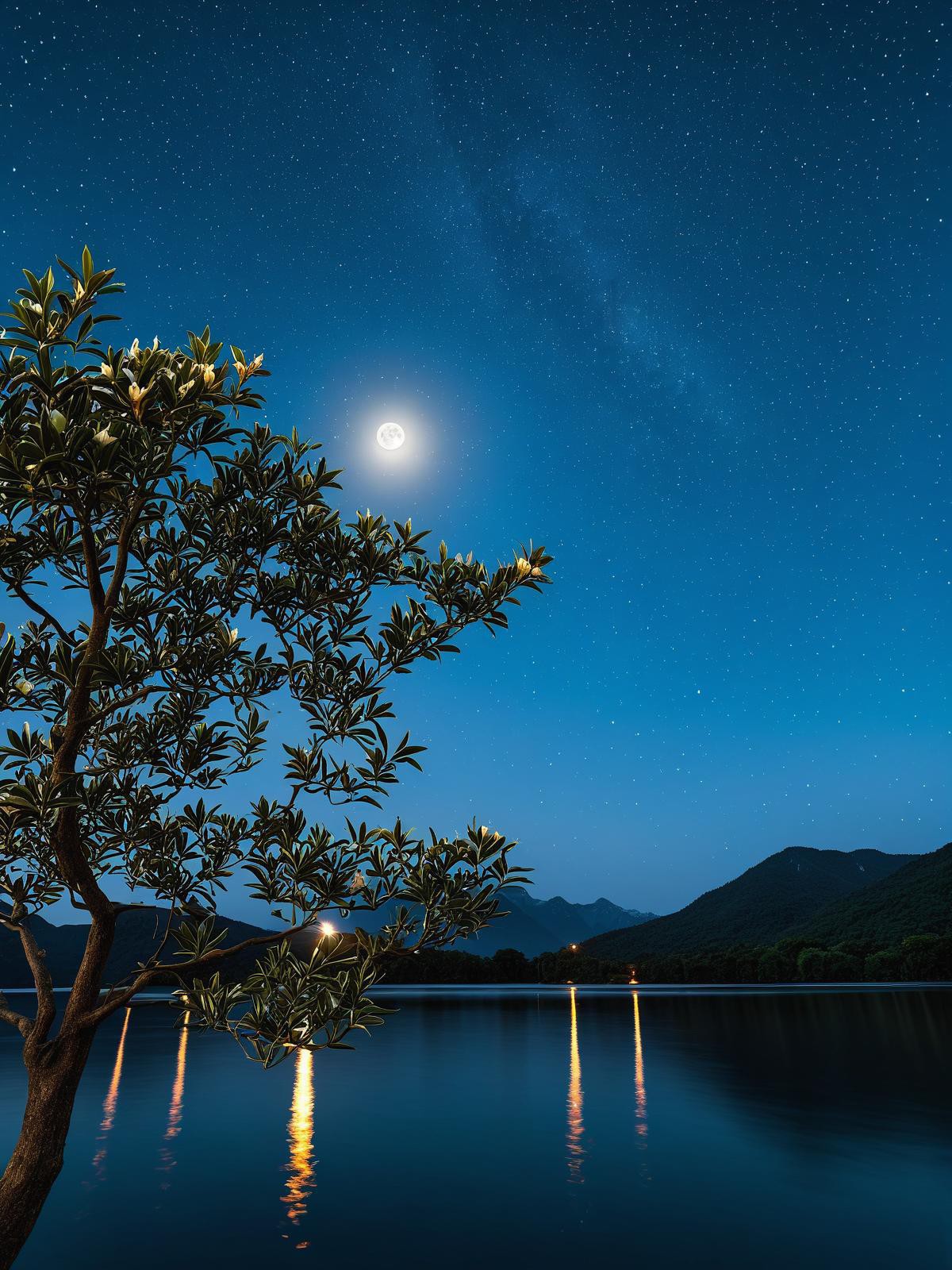 美丽的夜空景色图片