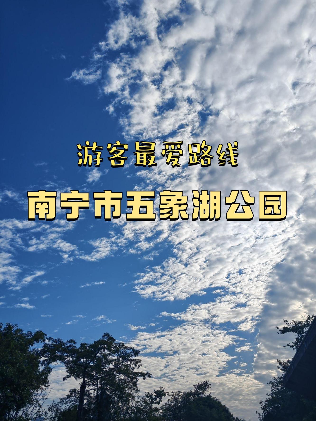 6915最详细的南宁市五象湖公园游玩路线,赶紧收藏!