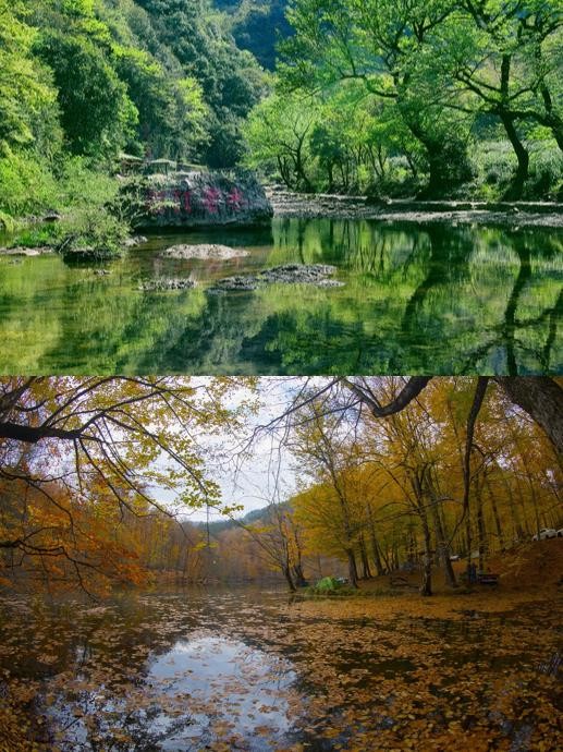 水墨汀溪风景区地图图片