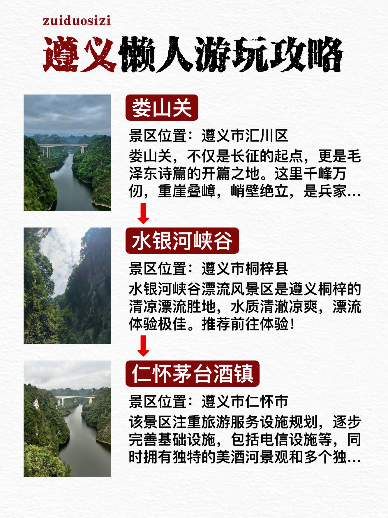 遵义城市2日游攻略🌄🍷