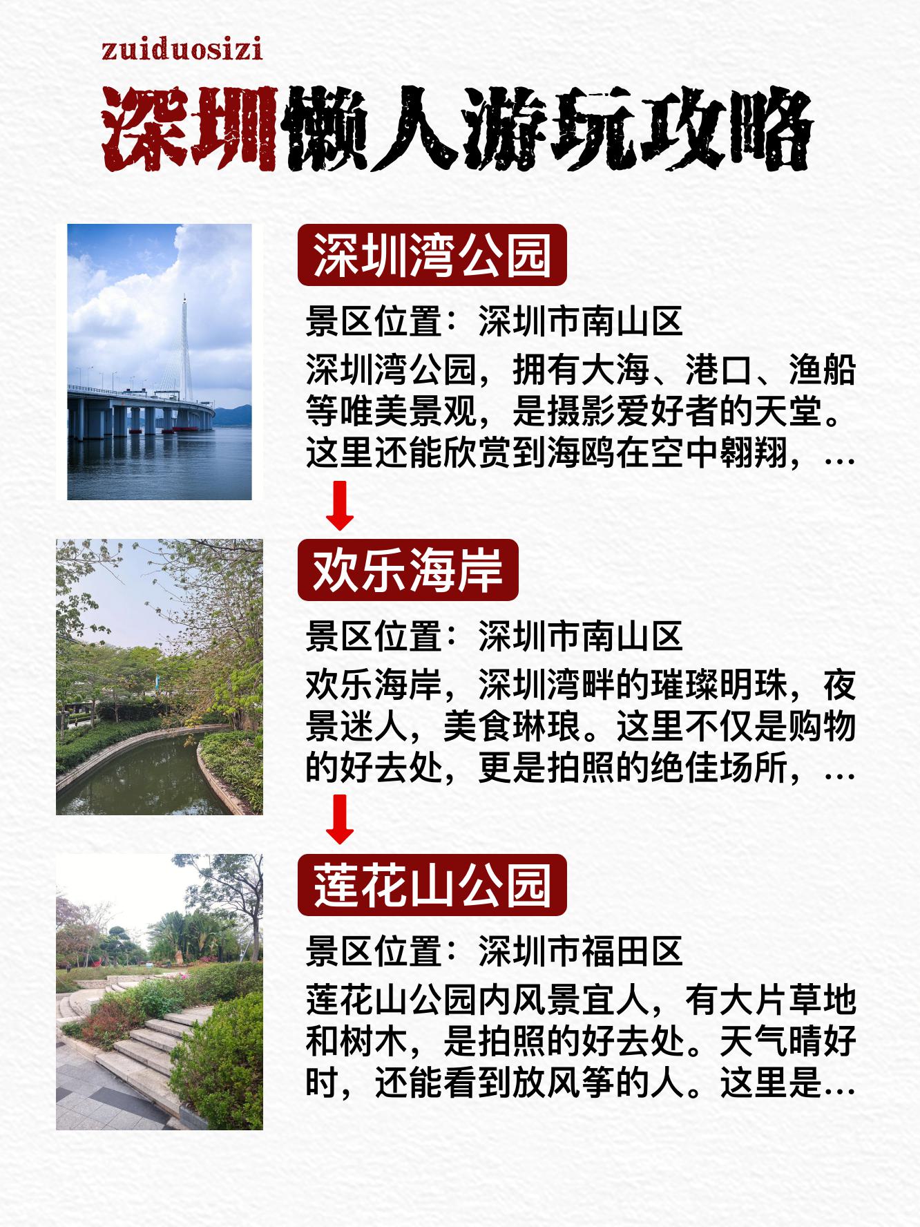 📍深圳2天1晚超详细游玩攻略来咯‼️