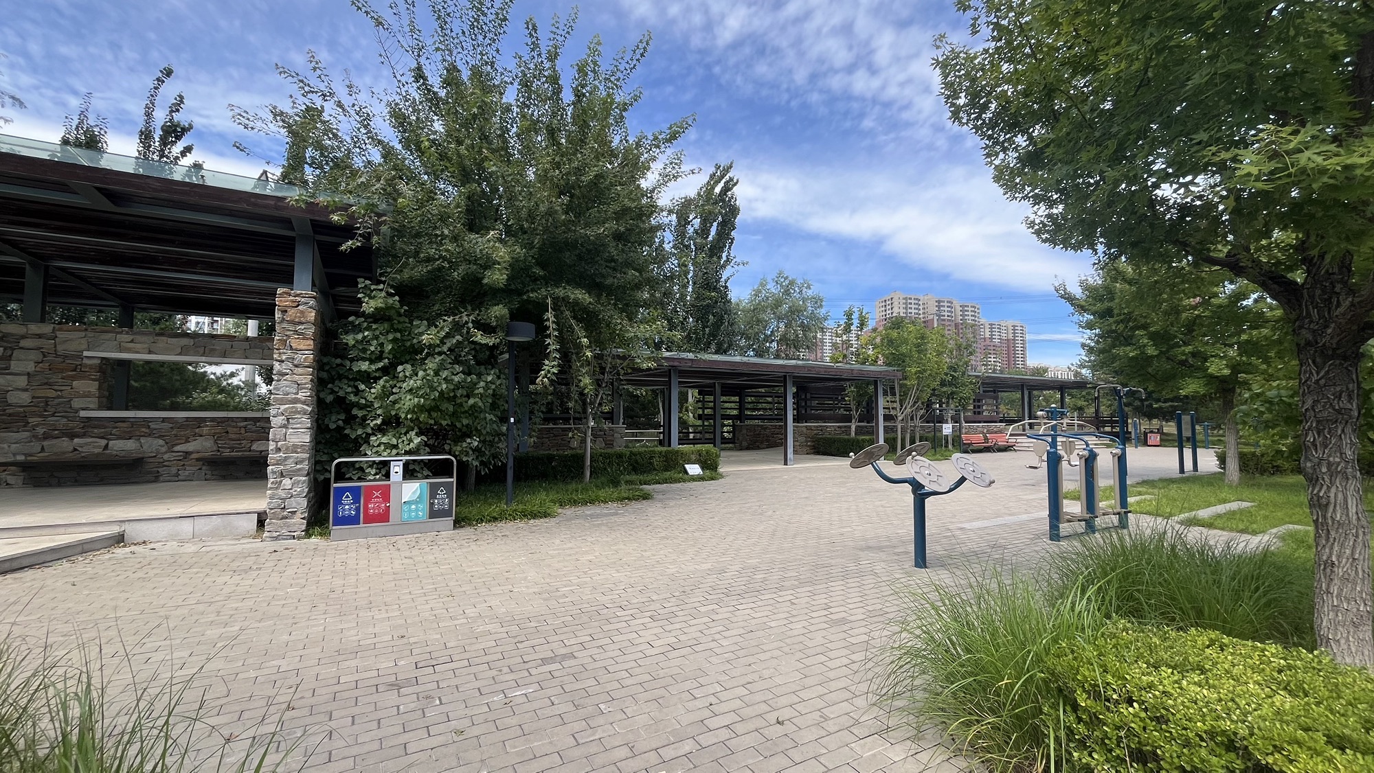 西小口公园,海淀新绿肺