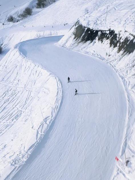 永济五老峰滑雪场图片