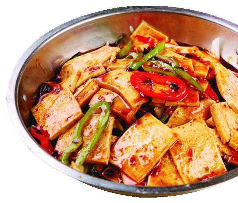 青菜瘦肉粥,干锅牛蛙,干锅仔鸡,豆角茄条,干锅千叶豆腐,铁板鱿鱼脚,山