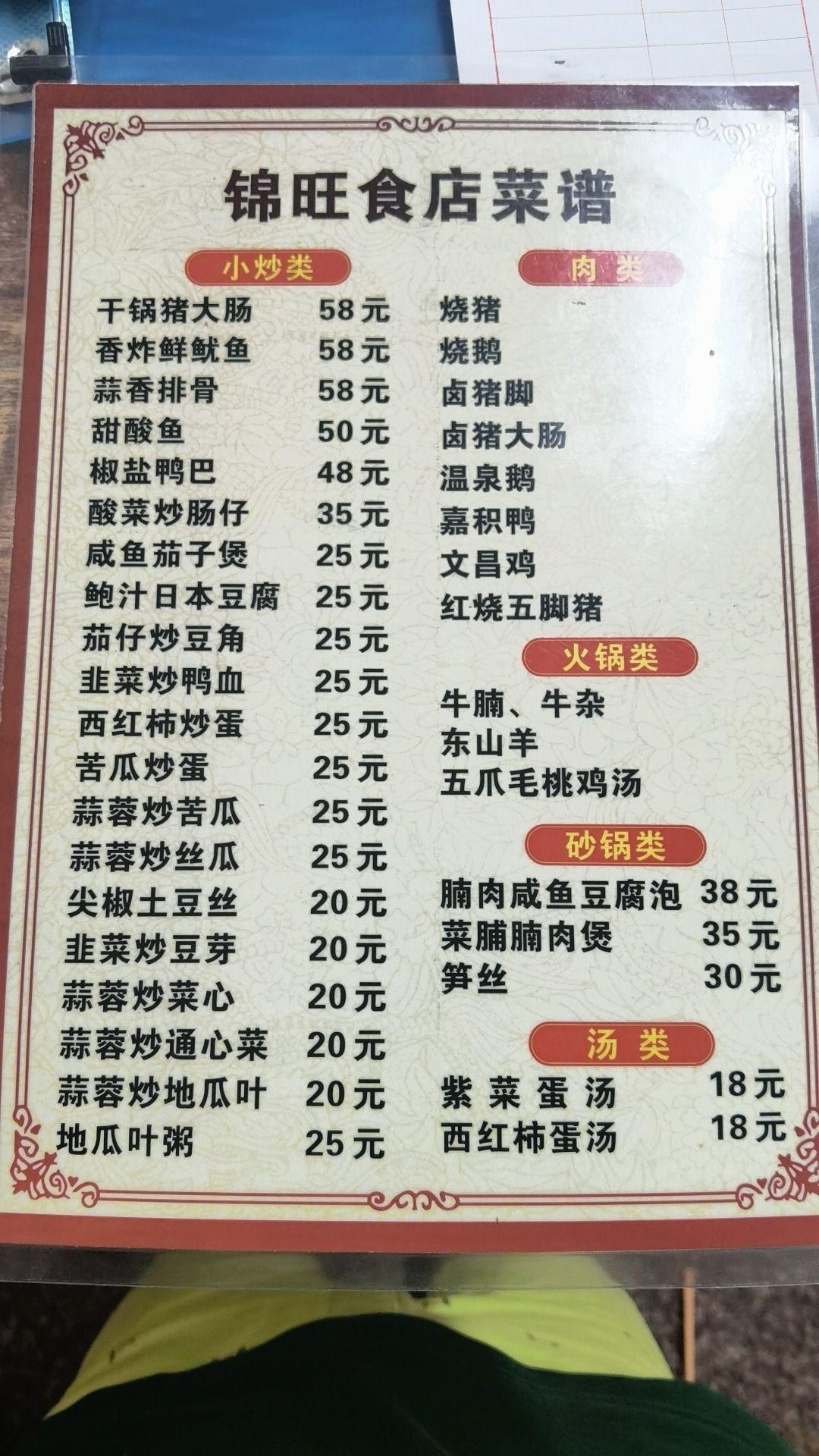 喜旺熟食价格表图片图片