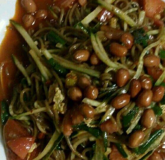 乾州驴蹄子面,劲道美味